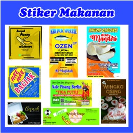 

Stiker Kemasan Makanan / Stiker Kripik / Stiker Kue Cetak Online Cepat