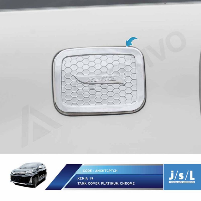 Tutup Tangki Bensin Xenia 2019 Tank Cover Platinum Chrome