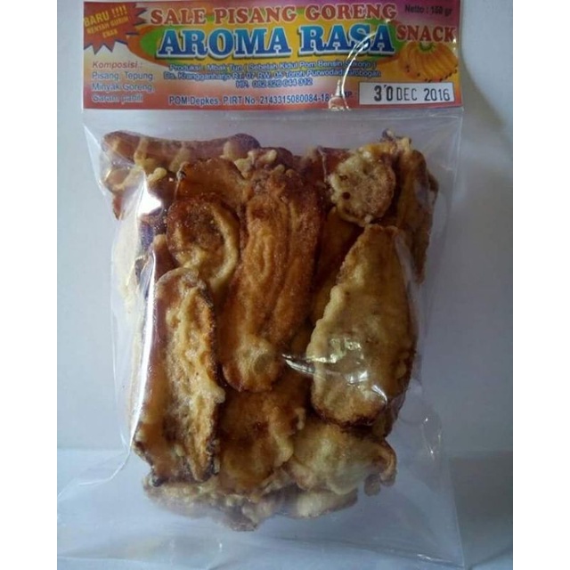 

Sale pisang goreng AROMA RASA , Netto 150gram