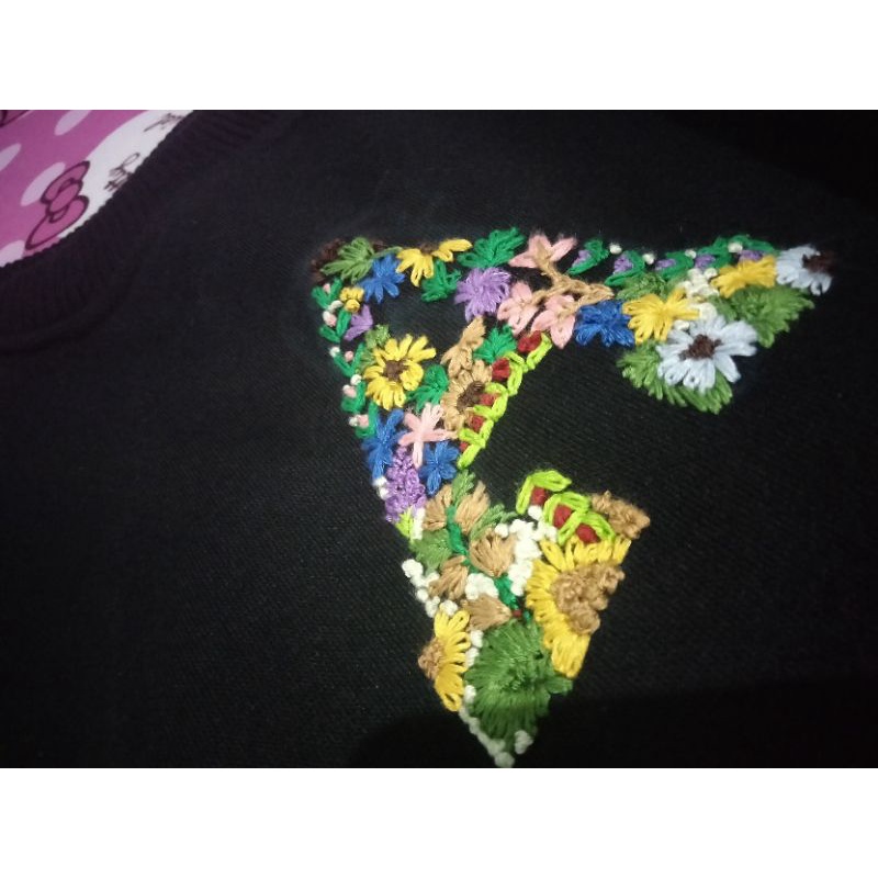 Kaos Sulam  / Embroidery  / Custom Kaos Sulam Inisial Nama