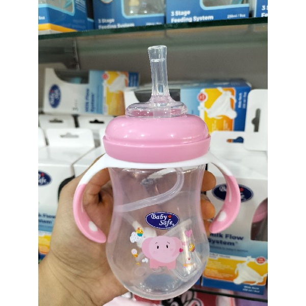 Paket Botol Terlengkap(Duckbil,Sedotan,DOT Nipple,Pegangan Botol)BPA Free 250Ml