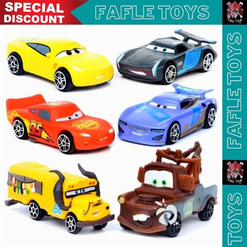 

Cars Action Figure Set 6 Pajangan Mainan Miniatur Cake Toppers - CARS ISI 6 PCS / Cars Action Figure Set 6 Pajangan Mainan Miniatur Cake Toppers FG325 / CARS ACTION FIGURE SET 6 PCS MAINAN PAJANGAN MINIATUR CAKE FIGURE CARS