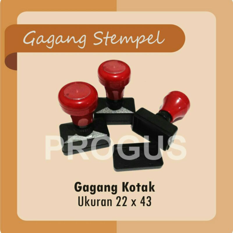 

Gagang Stempel Flash Otomatis Kotak Ukuran 22 x 43 mm