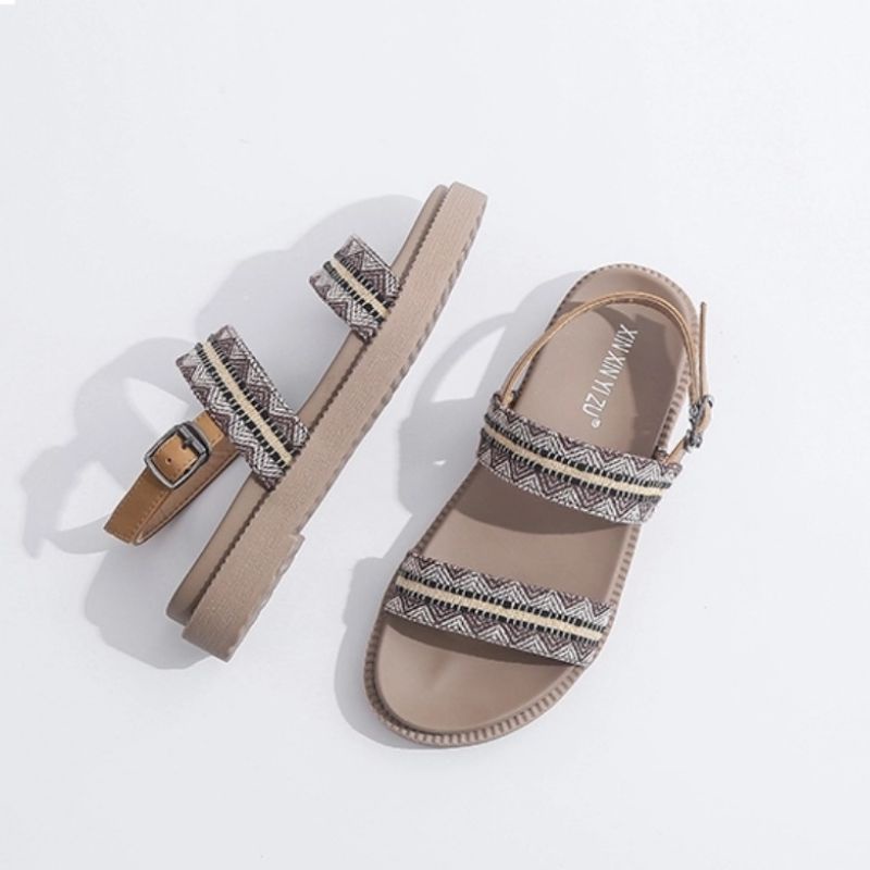 Sandal Wanita Najwa / Sendal Wanita Terbaru / Wedges Sandal Wanita Fashion Korea Trending / Bisa Cod