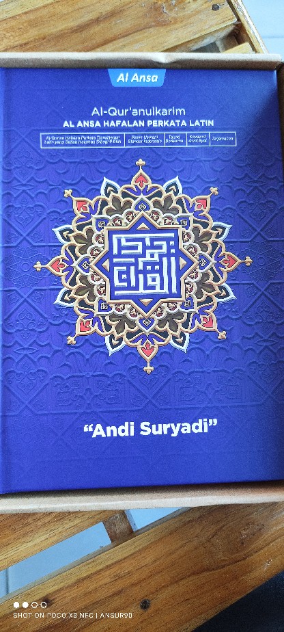 Alquran Al-ansa Motif Kembang A5 (sedang)