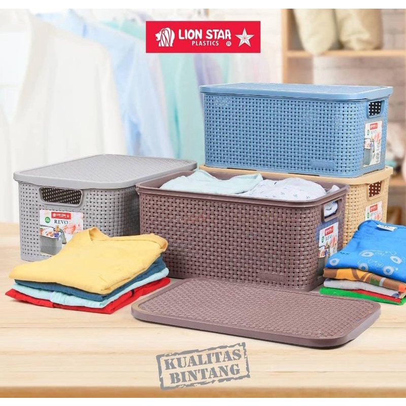 KOTAK PERKAKAS CA-13 10 liter Revo Storage multifungsi LION STAR tempat serbaguna