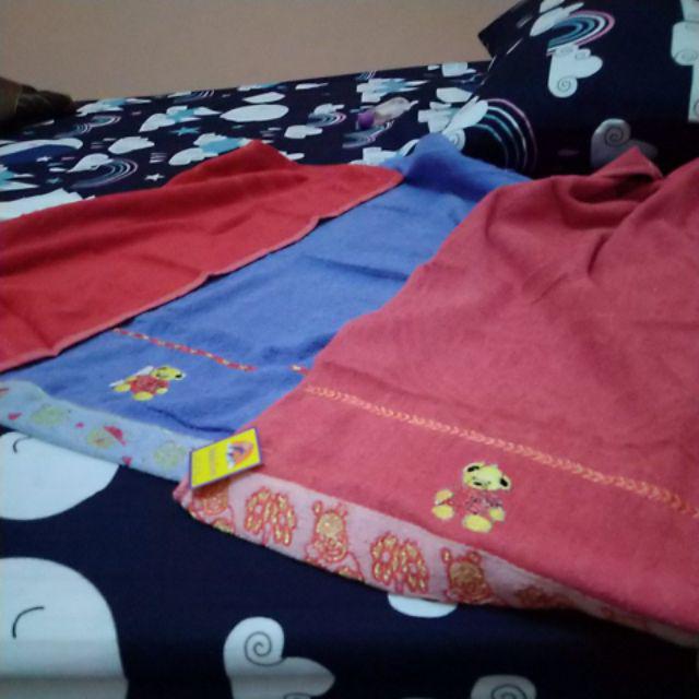 Handuk Leher Champion Bordir 30x90