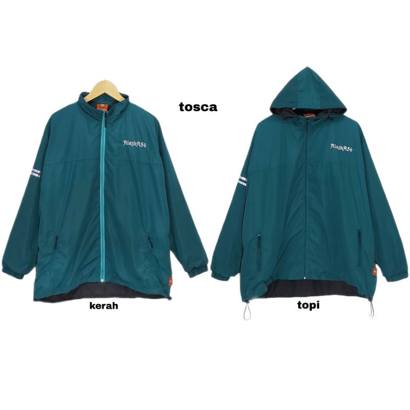 Jaket Olahraga/OUTDOOR/UNISEX/ld 120-130-150/parasut @didas/JUMBO-Tosca