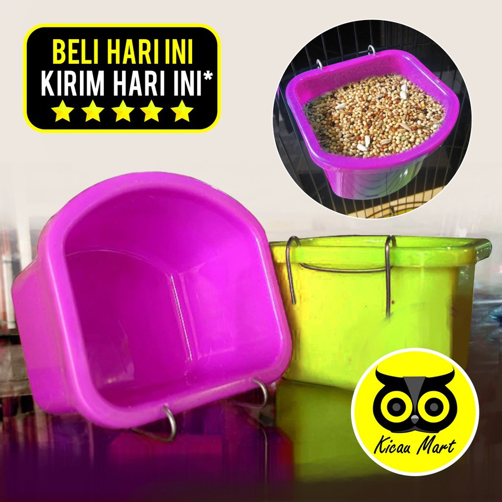CEPUK MA1 PAKAN AYAM BURUNG CEPUK TEMPAT WADAH MAKAN MINUM BURUNG AYAM BEBEK KELINCI SUGAR GLIDER CPMA1
