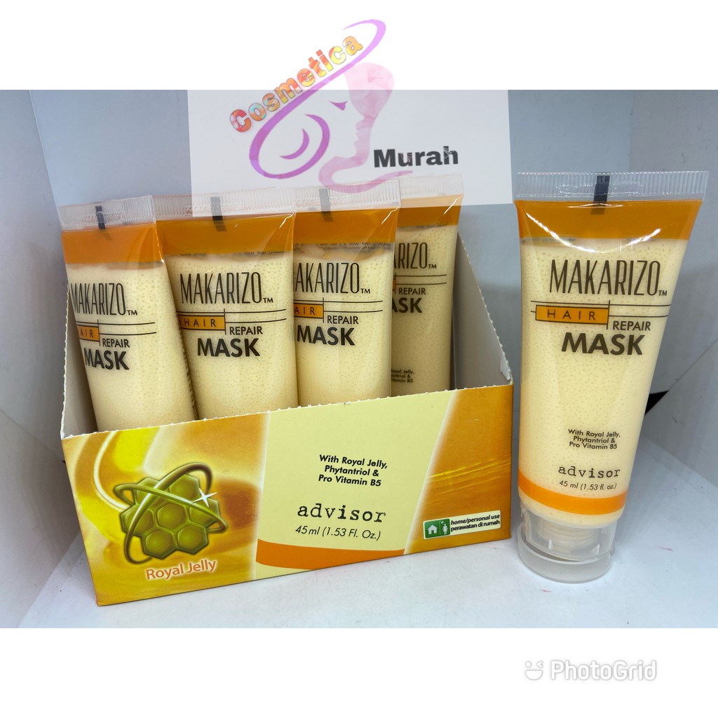 [ 45 ml / tube ] makarizo advisor hair repair mask / masker rambut makarizo advisor