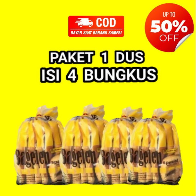 PAKET 4 BUNGKUS ROTI BAGELEN BANDUNG RAYA