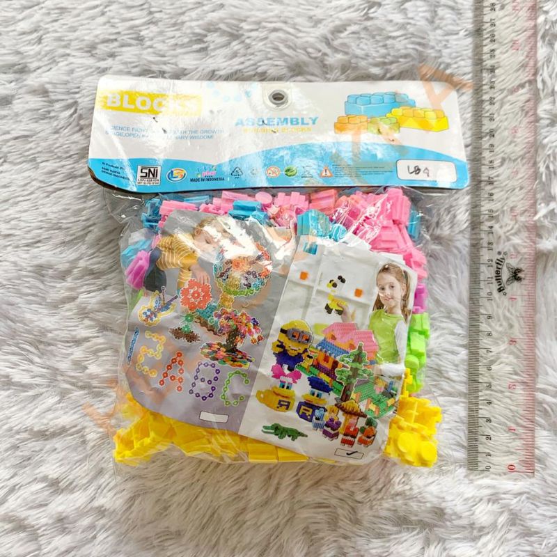 MAINAN EDUKASI BLOCKS ASSEMBLY LB4 BONGKAR PASANG PUZZLE BLOCK EDUTOYS