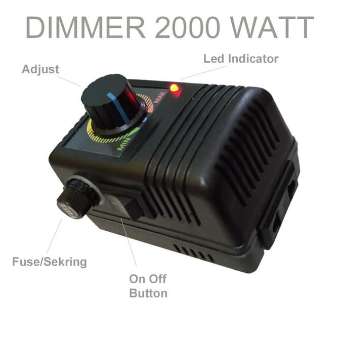 Dimmer 2000 Watt Pengatur Kecepatan Triac BTA16