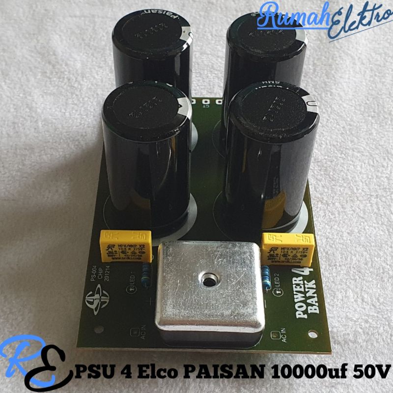 Kit PSU 4 Elco PAISAN 10000uf 50V Dioda Kotak
