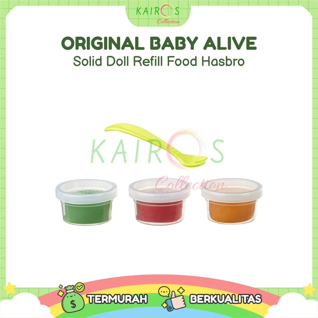 Original Baby Alive Solid Doll Refill Food Hasbro
