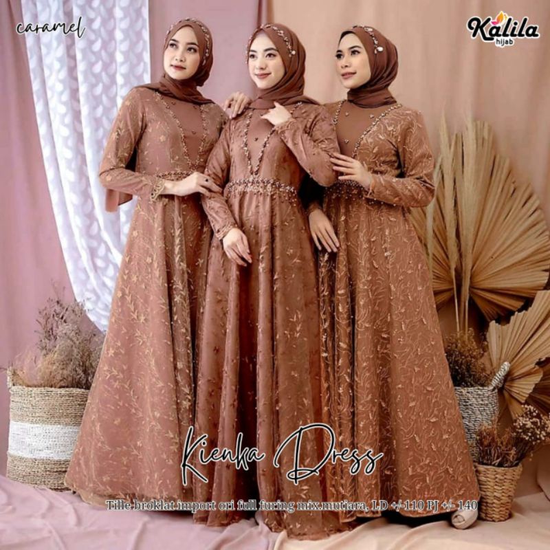 Baju Pesta Kienka Dress Ori Kalila