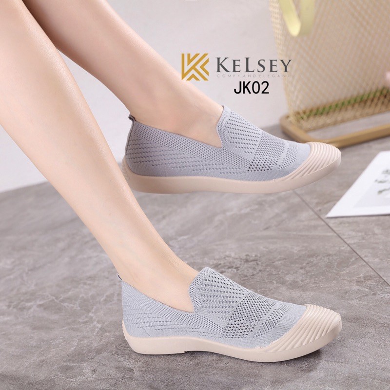 RESTOCK!!  RESTOCK!! NICOLE SEPATU FLAT SHOES WANITA FLYKNIT KELSEY JK02