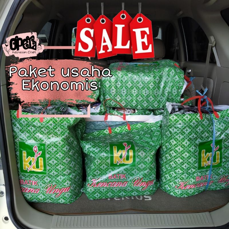 Paket Ekonomis Usaha Daster Kencana Ungu Asli Original Label Biru hijau merah
