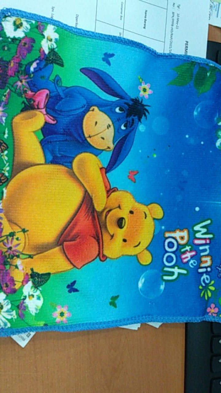 Sapu Tangan Karakter 25cmx26cm Sapu Tangan Handuk Baby Halus Lembut
