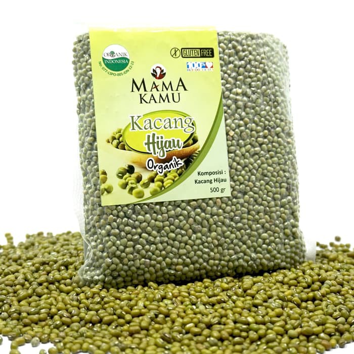 

kacang hijau organik mama kamu isi:500 g