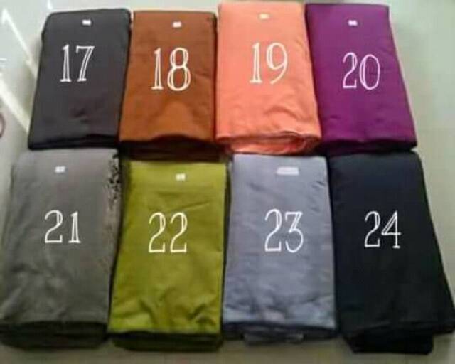 32 Pilihan warna Tenun Polosan Jepara