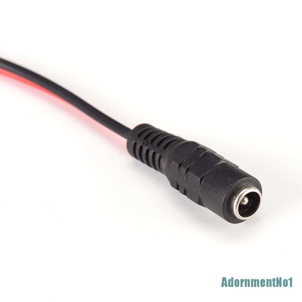 (AdornmentNo1) Kabel Power DC 5.5mm x 2.1mm Female / Male Ke 2 Klip Buaya