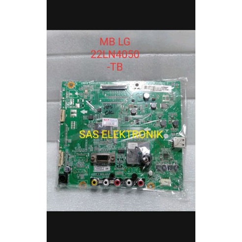 MB MOTHERBOARD MAINBOARD MESIN TV LED LG 22 INCH 22LN4050PT 22LN4050-PT PAKAI USB SOKET TENGAH VGA