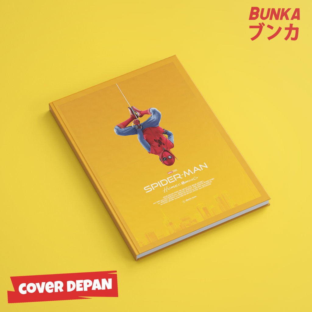 

Notebook Marvel Spiderman D Hardcover A5 Buku Tulis Catatan Note Agenda Planner Jurnal