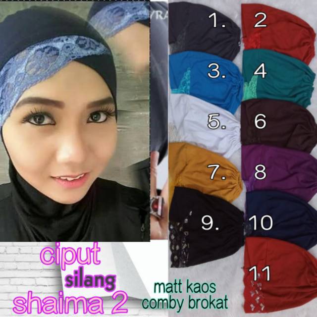 Ciput risty / ciput silang renda