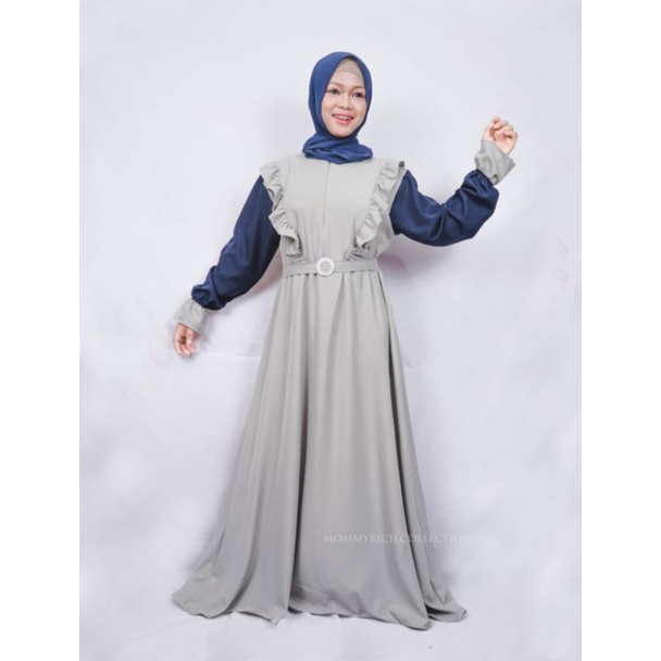 GAMIS MURAH SHAKILA KRIWIL + BELT [GLI]