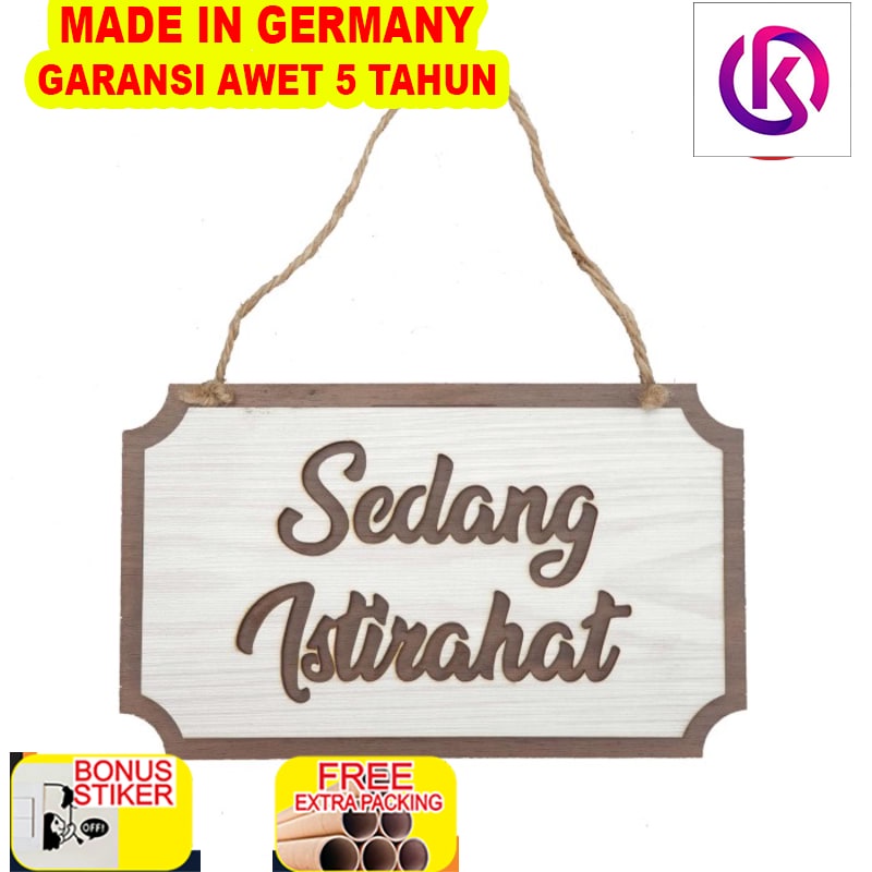 

Terlaris Gantungan Sign Kotak - SEDANG ISTIRAHAT - Cafe / Office / Resto / Toko
