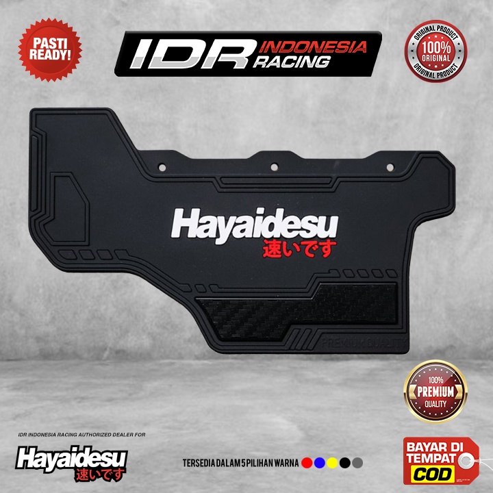 Hayaidesu Mudflap Honda ADV 160 Mud Flap Guard Karet Penahan Lumpur Motor PREMIUM