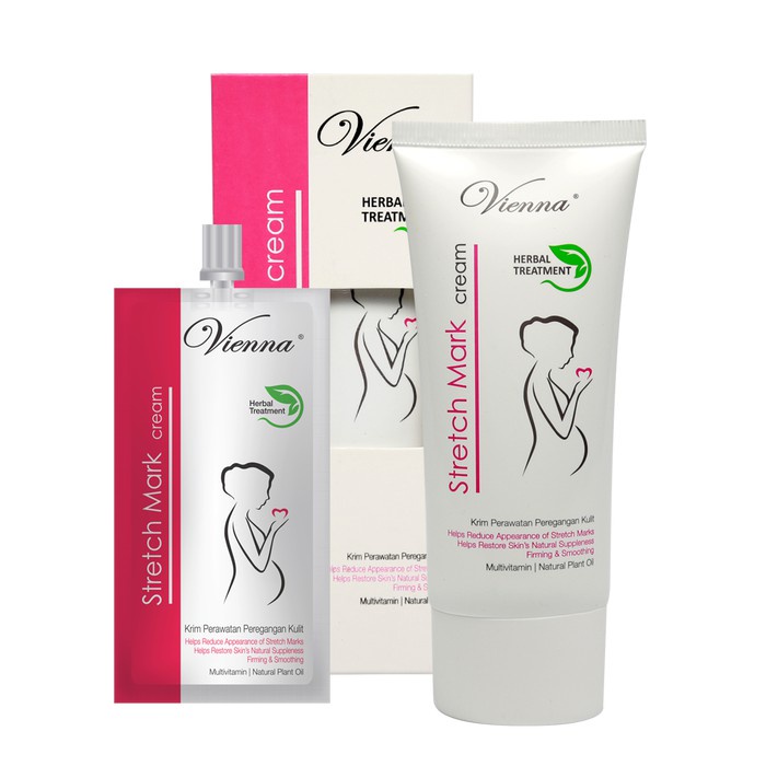 *RM* READY! VIENNA STRECH MARKS CREAM - PERAWATAN STRECH MARK BPOM BY VIENNA