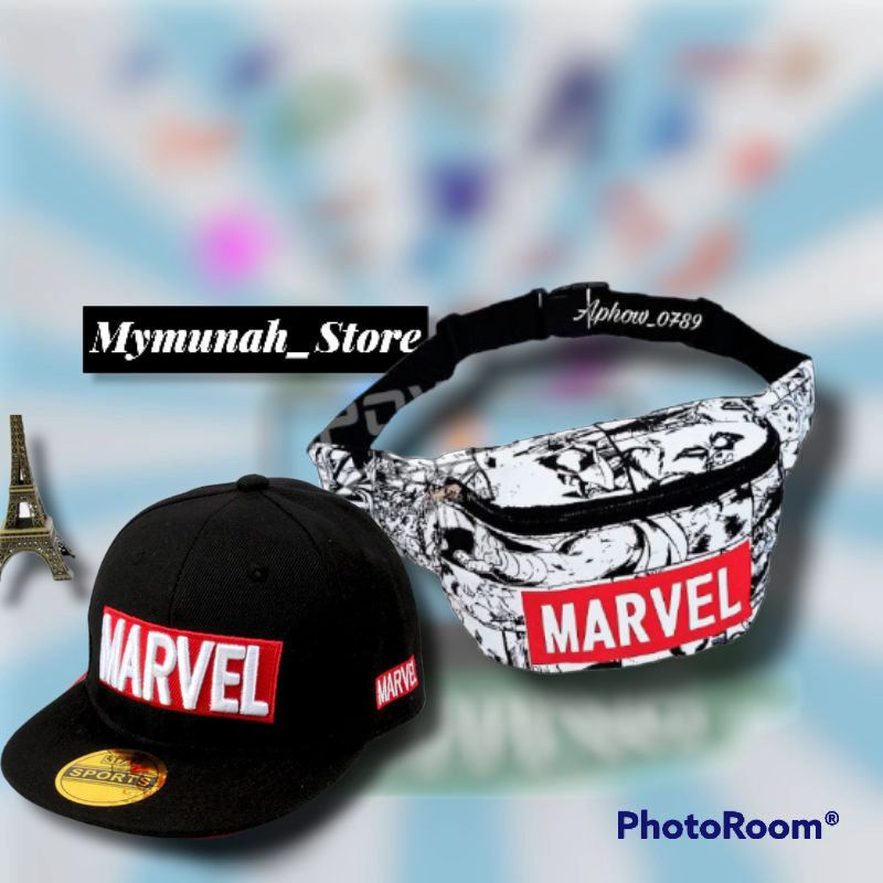 Waistbag Tas Selempang Anak Laki-Laki Karakter Marvel Murah