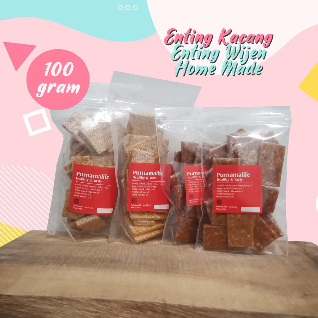 

Purnamalife - enting enting kacang/jajanan tradisional ting ting kacang/enting kacang gepuk