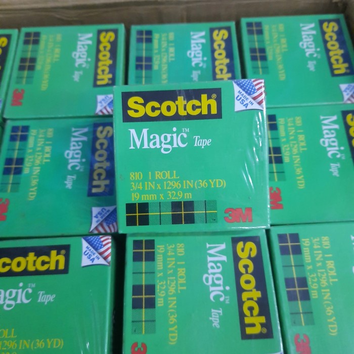 

Murah Magic Tape 3M Uk 3/436Yard Scoth 810 Bergaransi