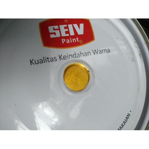 Seiv Wrought Iron Cat Besi Tempa Brilliant Gold Metallic / Emas 1 liter