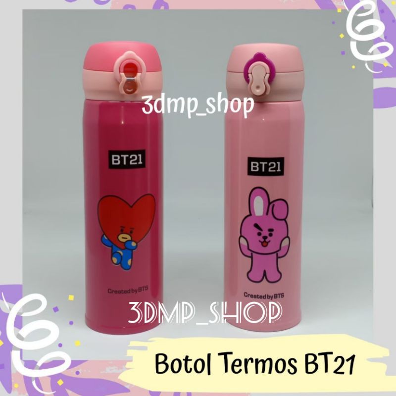 Botol Termos BT21 cooky van tata chimmy koya