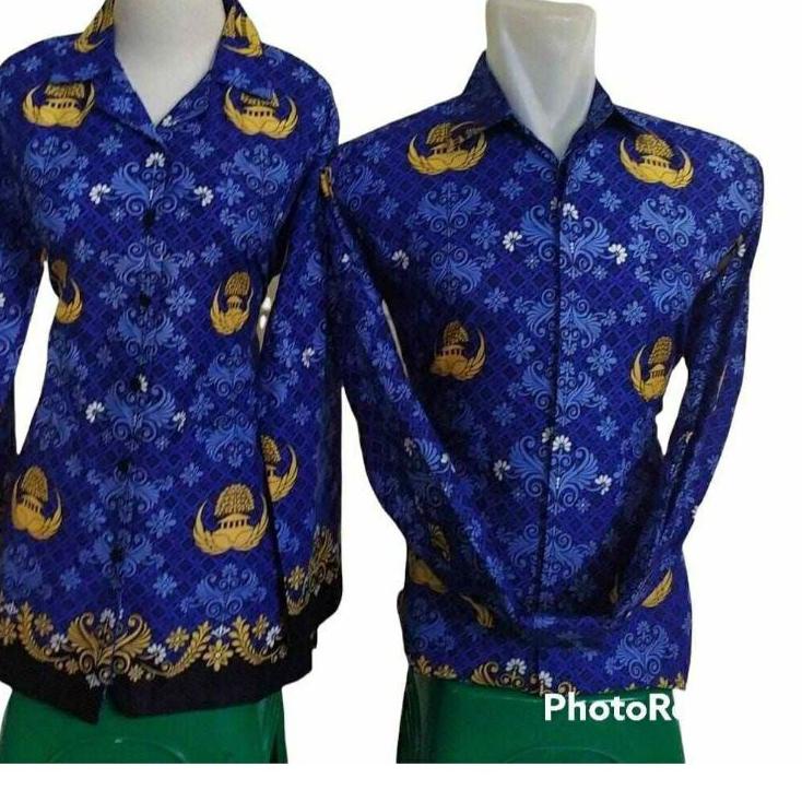 baju korpri wanita bahan katun C40s / Korpri wanita2022/seragam korpri Korpri murah/batik korpri [FI