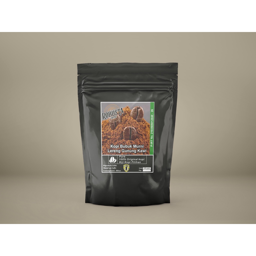 

Kopi Bubuk Lereng Gunung kawi Kopi bubuk Murni kopi Bubuk Blitar 200 - 240 Gr