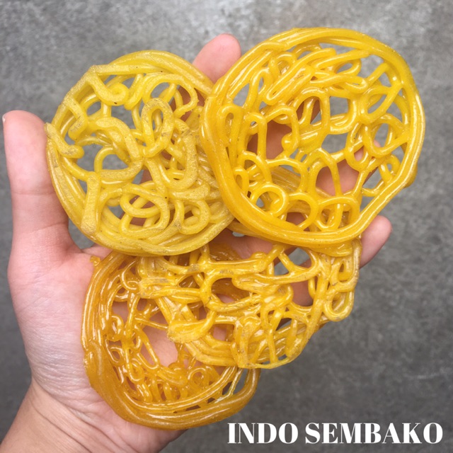 Kerupuk Mie kuning Kecil 1kg / Krupuk Ciplok 1kg / Kerupuk Mie 1kg / Cemilan Krupuk