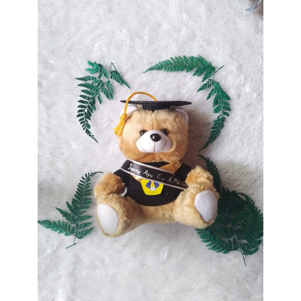 Boneka Wisuda Medium | Free Plastik Kemasan