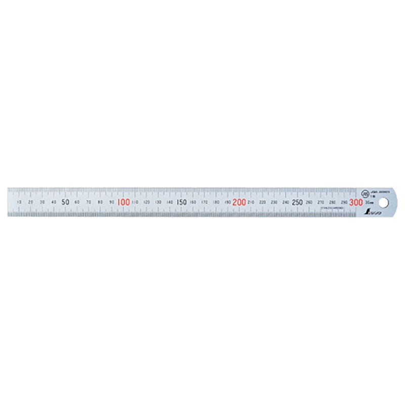 

RB Shinwa 13013 Penggaris Lurus 30 cm Stainless Steel Rule Hard Chrome JIS 30cm