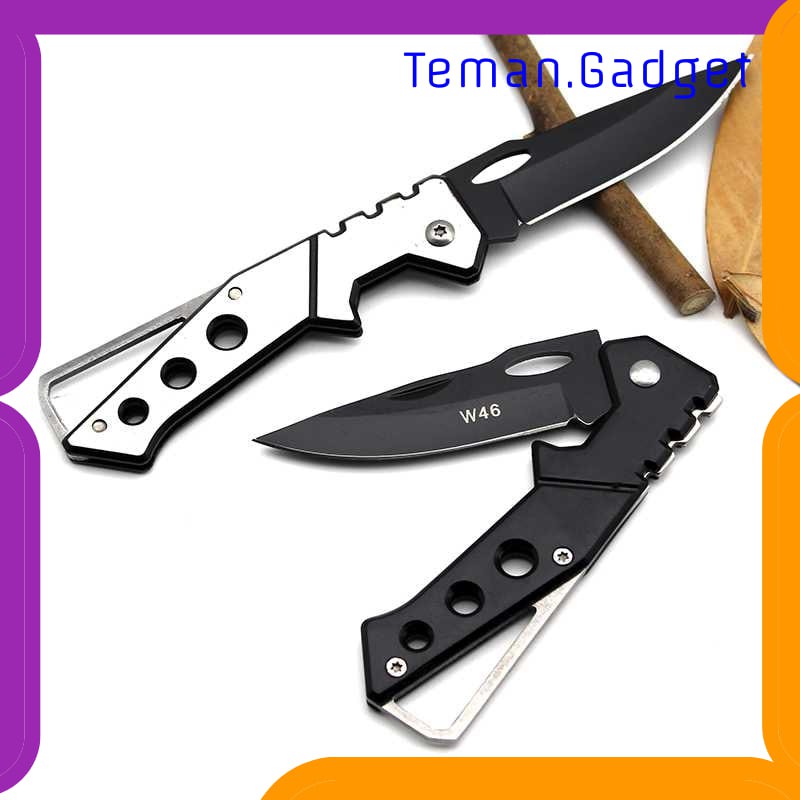 TG-DE375 KNIFEZER PISAU SAKU LIPAT MINI SERBAGUNA PORTABLE KNIFE SURVIVAL - W46