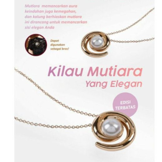 Pearl Necklace and Brooch