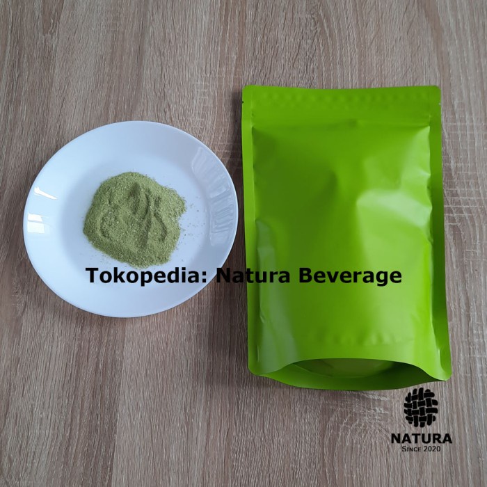 

B0621D Sample Bubuk Matcha Green Tea 200 Gram - Premium 054