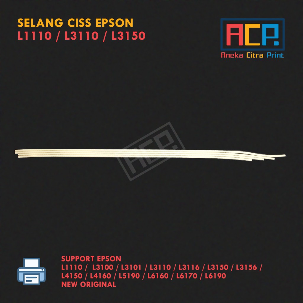 Selang Infus CISS Cartridge Epson L1110 L3110 L3150 L3210 L4150 L5190 L6170