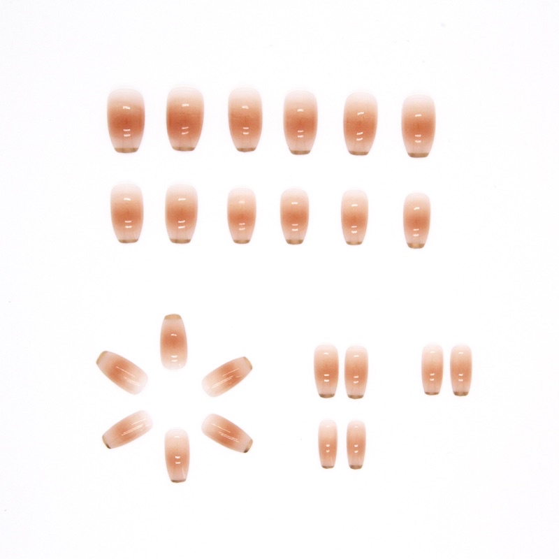 Kuku Palsu 【B37，lem cair】Nikah kuku Wedding False Nailart Pengantin Tangan