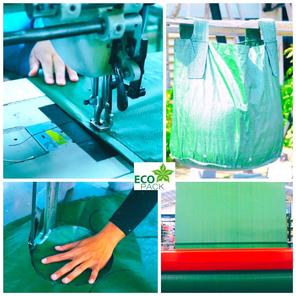 Planter Bag Eco Pack 20 35 50 75 Liter Original HDPE Hijau Tabulampot