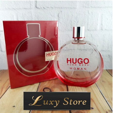 hugo woman red